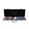 YH New Arrival Colorful 10g Ceramics Chips Waterproof EPT Texas Tournament Poker Chips Set With Aluminum Box