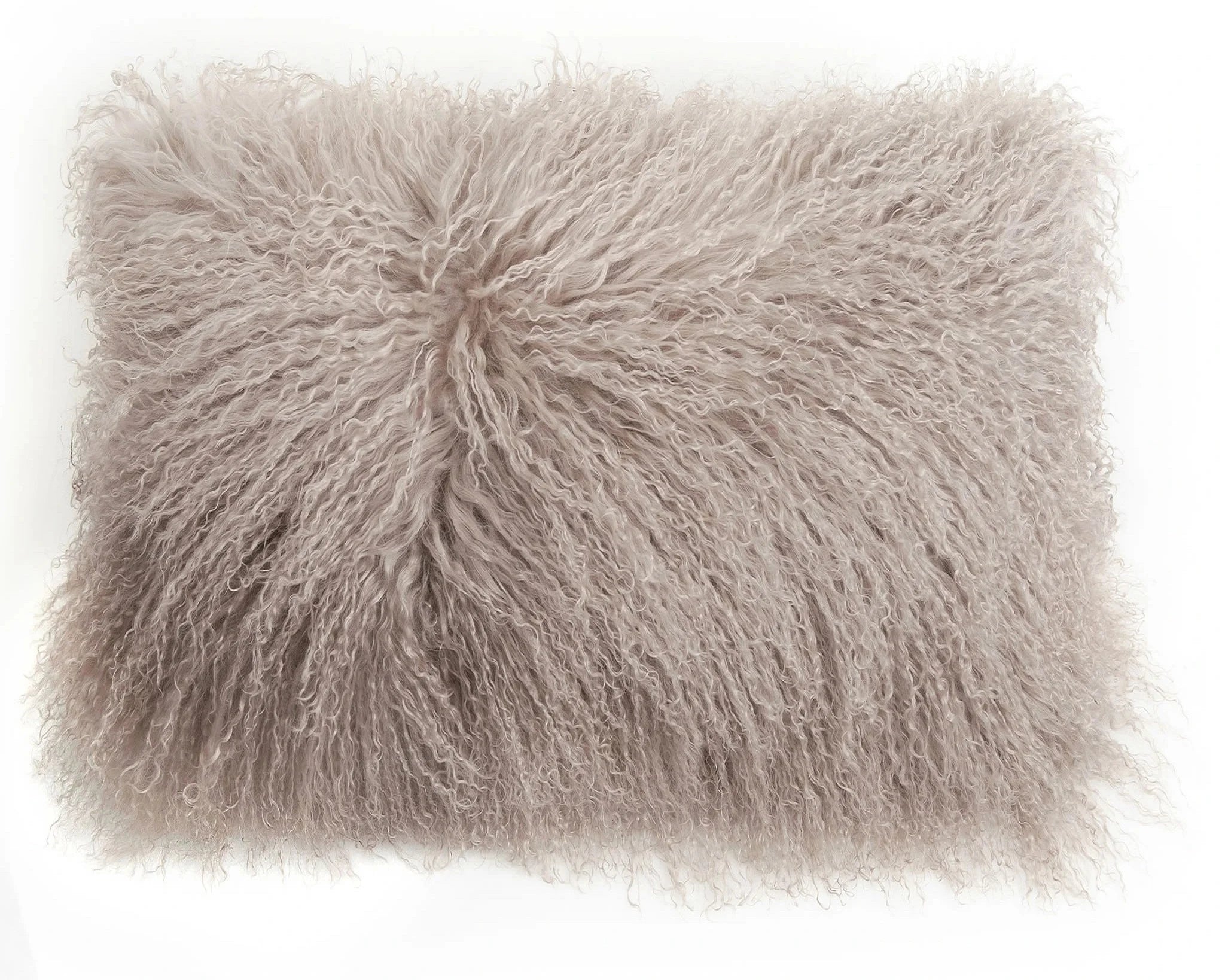 Wholesale Solid Real Tibetan Sheepskin Mongolian Lamb Fur Pillow Cover Modern Patchwork Technique Cushion for Home Hotel Office