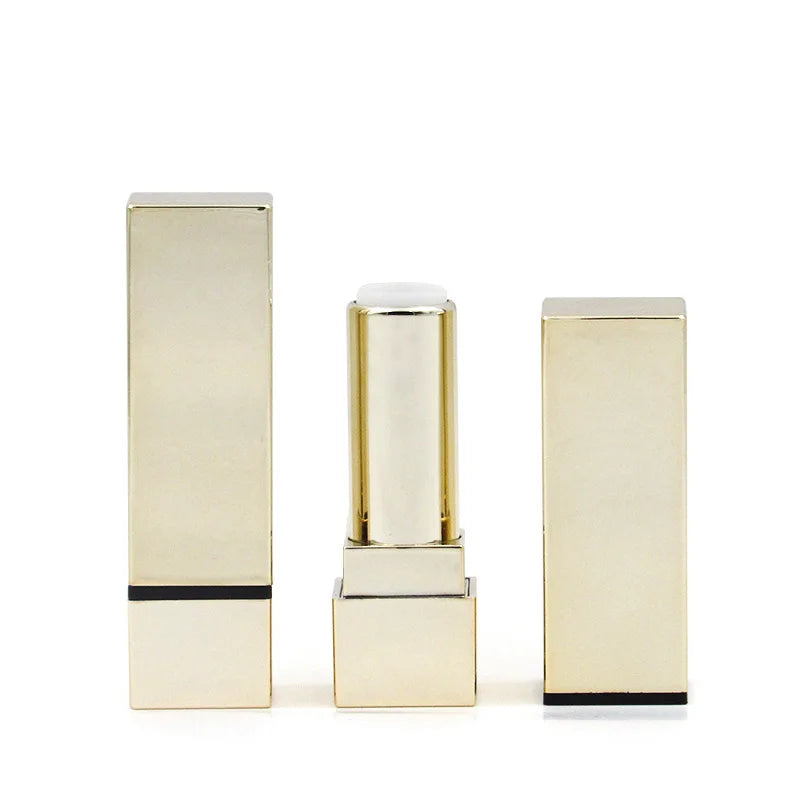 Stock Cosmetic Packaging square Container Plastic Lipstick Tube Custom Packaging Wholesale