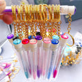 Luxury Eyelash Brush Tube Top Quality Glitter Crystal Eyelash Brush With Free Design Disposable Eyelash Brush Cleaner Holder