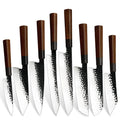 Professional Handmade Japanese Chef Knife Kiritsuke Nakiri Slicer Usuba Santoku Bunka Bunka Sashimi Sushi Kitchen Knife Set