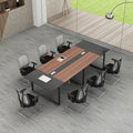 MIGE Modern 8 Person Extendable Conference Table Wooden Office Furniture with Melamine for School Use