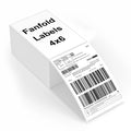 High Quality 4x6 Thermal Paper Labels Roll Custom Strong Adhesive Packaging with Glossy Finish for Grocery Supermarket Stickers