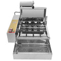 Double Row Gas Fully Automatic Mini Baking Long Cream Doughnut Donut Fryer Ball Making Machine