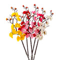 Silk Cloth Single plum Blossom Decoration Mariage Artificial Flowers Decorative