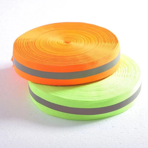 YouGuang Reflective Belt 25mm Reflective Tape for Dog Seat Belt Webbing Reflective Nylon Webbing for Pet Dog Leash