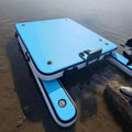 Water Yacht Air Mat Island Ponton Floating Inflatable Swimming Platform Dock Inflatable Floating Platform for Water Relaxation