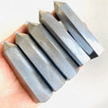 Wholesale healing terahertz point natural crystal gemstone wand tower for decoration