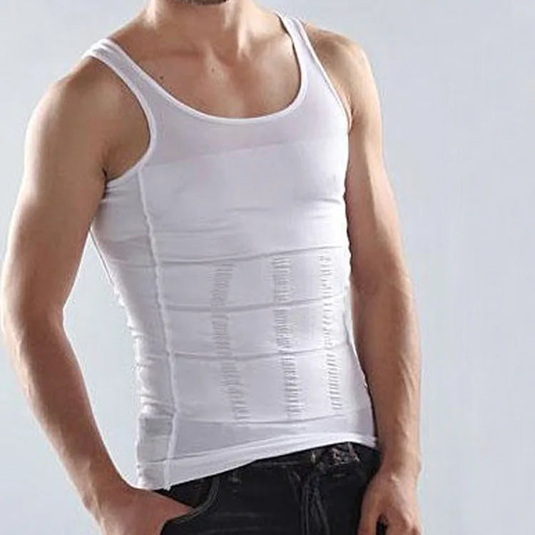 Men's Compression Shirt to Hide Gynecomastia Moobs Chest Slimming Shirts