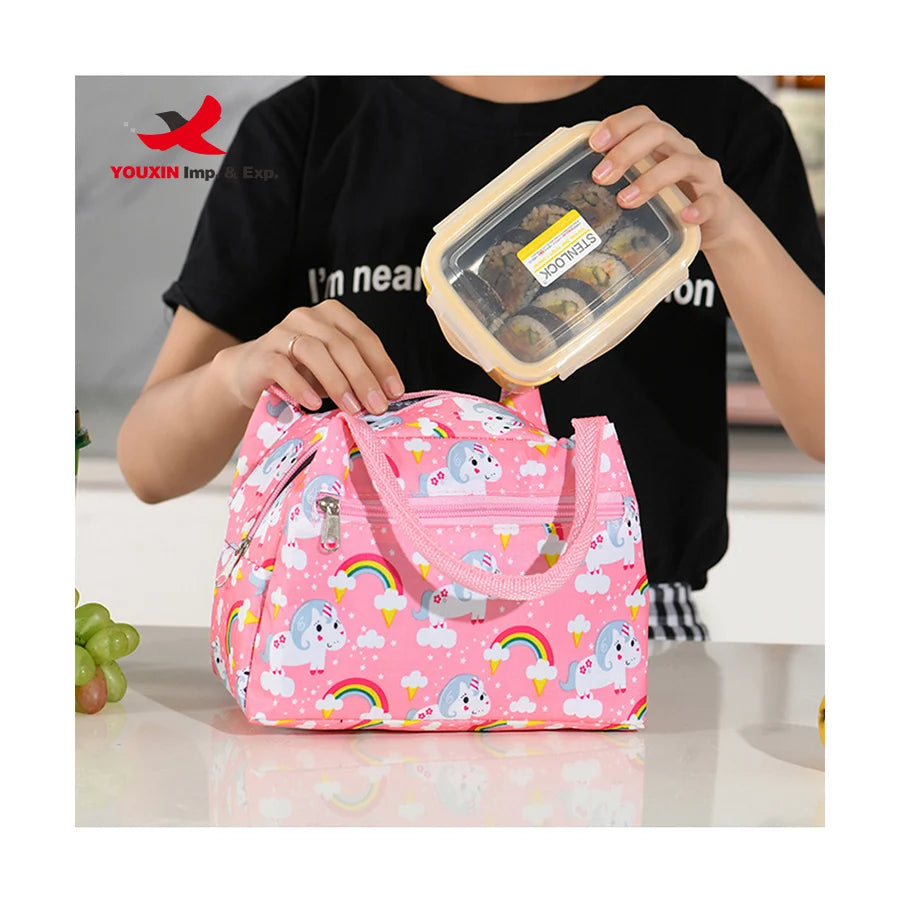 Waterproof Tote Portable Lunch Box Kitchen Storage Bags Lunch Bag