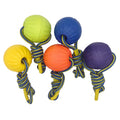 Factory Wholesale Eco-Friendly EVA Dog Chew Toy with Rope Custom Logo New Arrival Pet Interactive Sport Toy