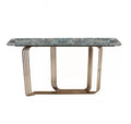 Console Table Golden Matt Rocks Slate Stainless Steel 6K Polished Black Silver Titanium Metal OEM Frame Style Living Room Furnit