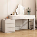 Dressing Table With Drawers Mirror and Stool Makeup Vanities Set Vanity Desk for Makeup