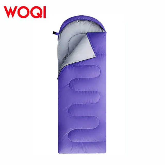 WOQI Factory Wholesale Cheap Adult and Children Outdoor Camping Envelopes and Sleeping Bags