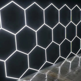 Hot Sale Hexagonal Led Light for Car Garage Workshop Car Detailing Ceiling Light