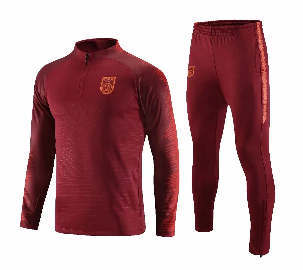European and American Sweatsuit Men's Long-sleeved Jogging Suits Can Be Customized Training Suits Football Jerseys