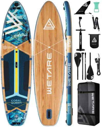 In Stock Fast Shipping sup 11'6"x35"x6'' Inflatable Paddle Board 450lbs Capacity Stand up Paddle Board for Adults-Yoga Fishing