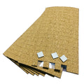20*20*3+1Mm Edge Protector Cork Pad with Cling Foam Separator for Glass Packaging