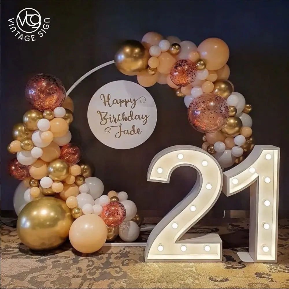 Light up Marquee Number for Birthday Party Celebration Marquee Numbers 4ft Marquee Letters Giant Light Letter MegaBDM