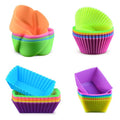 Eco-Friendly Silicone Cake Mold and Baking Cups Muffin Cup Bakeware Tools