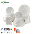 Free Sample 100% Compostable Non-toxic Sugarcane Bagasse Plate Customized Color Square Tableware for Party Food Packaging