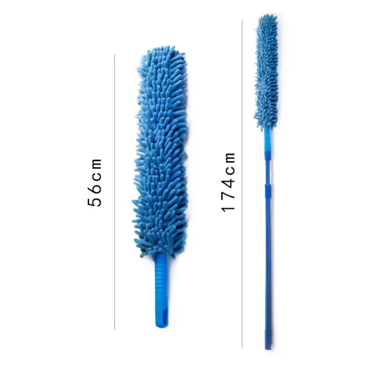 Telescopic Anti Static Soft Microfiber Cleaning Duster Brush Dust Cleaner Handle Natural Feather