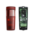 wireless reflective door security battery power infrared detector beam sensor