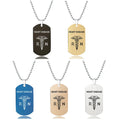 Stainless Steel Caduceus Allergy Pacemaker COPD Alzheimer's Seizures Hypoglycemia High Blood Addison Lung Heart Disease Necklace