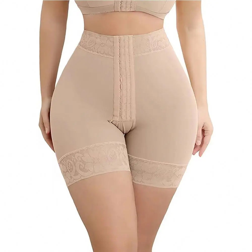 Women Slimming Shaper Underwear Corset Panties Faja Moldeadora Front Hooks Waist Trainer Tummy Control Shaper Pants Short MegaBDM