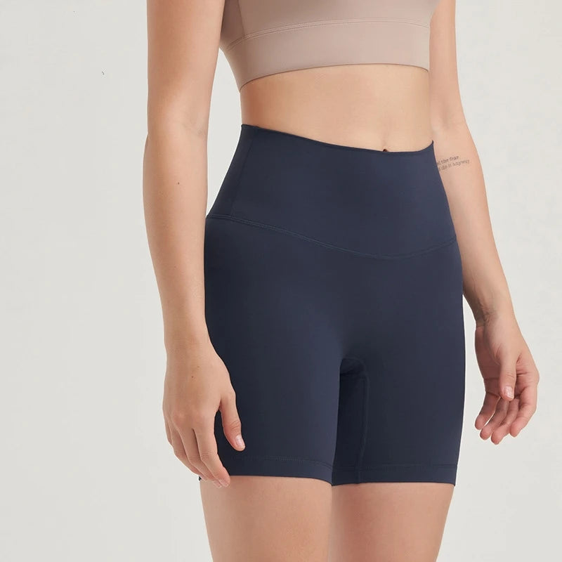 Women Fitnmess Shorts High Waist Summer Workout Gym Yoga Shorts Seamless Hips Lifting Cycling Biker Sportswear Female Leggings