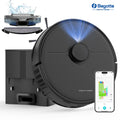 3-in-1 5000Pa Suction Mop LiDAR Navigation Wi-Fi/App/Alexa Compatible Hard Floors Wet/Dry Battery Robot Vacuum Cleaner MegaBDM