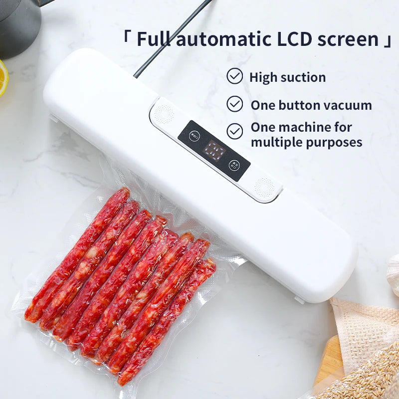 Household Vacuum Sealer Food Bag Packing Sealing Machine Smart Portable  Kitchen Packer for Food Saver or Storage