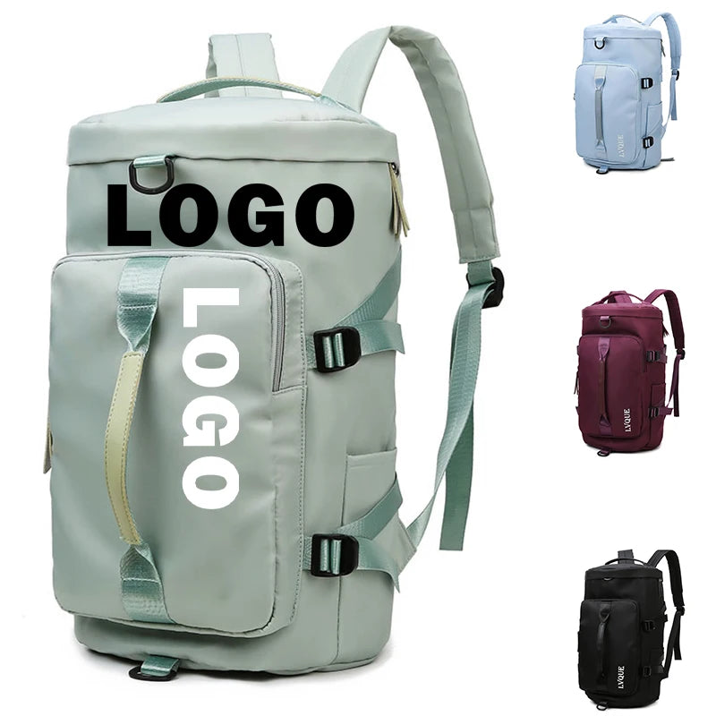Multifunctional Dry and Wet Separationwater Resistant Gym Backpack Travel Duffel Bag With Shoes Compartment