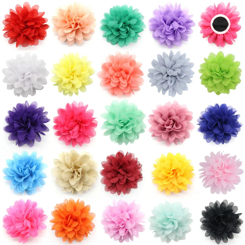 Hot Sale Pet Collar Accessories Dog Cat Chiffon Flower Collar Accessories
