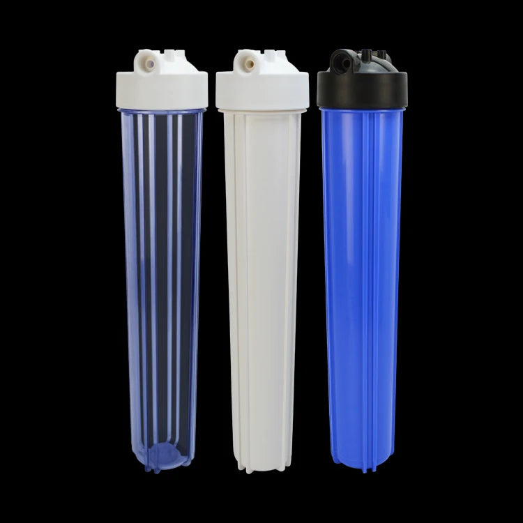20 Inches White/Blue/Clear Water Purifier Accessories Big Blue Filter Housing Water Filter