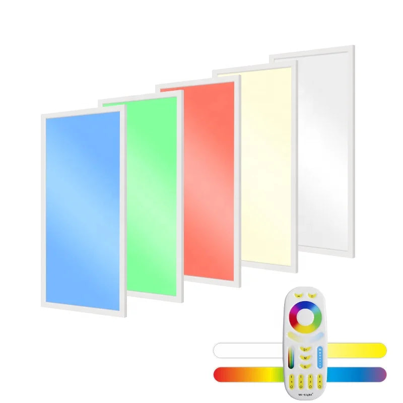 3060 24W RGB+CCT RGBWW RGB Color Changing New Design DMX512 2.4G Wi-Fi Smart Home Party Atmosphere Square LED RGB Panel Light