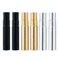Mini Glass Perfume Bottles With Pump Spray Gold Sliver Black Screen Printing Glass Vial 5ml Glass Perfume Bottle for Cosmetic