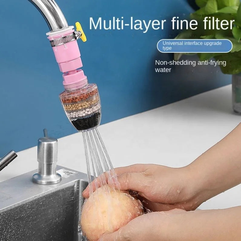 2024 New Maifan Stone Faucet Filter Kitchen Water Saver Anti-splash Shower Tap Water Purifier Activated Carbon Water Filter