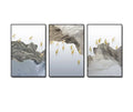 BIGIMAGE Custom Nordic Modern Minimalist Mural Light Luxury 3pcs Set Home Decoration Tabletop Poster Frames Paper Material
