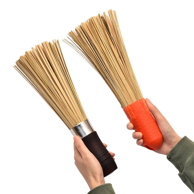 Wooden Handle Bamboo Hair Cleaning Brush Eco Friendly Biodegradable Pot Bamboo Scrub Brush Kitchen Cleaning Brush Wholesale