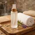 100ml Bamboo Cosmetic Packing Frosted Bottle Bamboo Pump Bottle for Cosmetic Skincarre