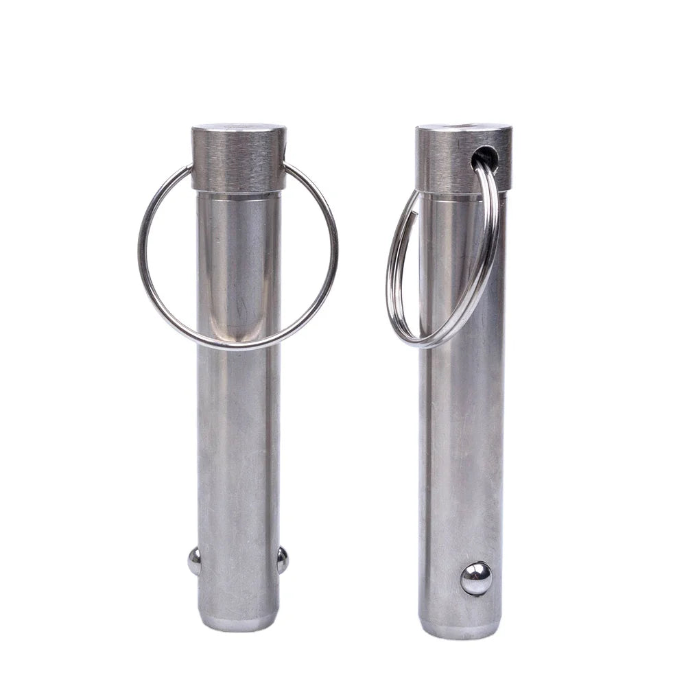 VCN114  1pcs Spring Type All Stainless Steel Ball Lock Pins With Pull Ring for Quickly Lock and Positioning