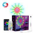5V SMD5050 RGB Multiple Color Music and Voice Sync Mode App Control USB RGB Smart Led Fireworks Lights