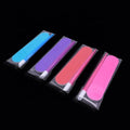 Felice New Arrival Manicure Set Custom Printing Logo Pusher Nail Sticker Tools Mini Wraps Emery Plastic Double Sided Nail File