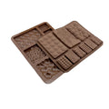 Wholesale Chocolate Bar Silicone Molds Food Grade Waffle Chocolate Baking Molds