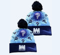 China Custom Digital Print Pom Pom Top Ball Sublimation Beanie Hat Cap