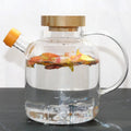 Kitchen Assistant Health High Borosilicate Glass Oil Water Coffee Tea Dispenser Bottles Pot Storage