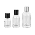 30/50/100ml Clear Boston Round Glass Perfume Bottle Container Free Sample Spray Bottle