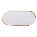 Household Bathroom Shower Marble Tray Multifunctional Luxury Full Marble Jewellery Display Tray