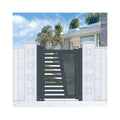 Wpc Wood Composite Plastic Fencing Garage Doors 180x180cm Uv Resistance Wind Resistance Fence for Outdoor Garden
